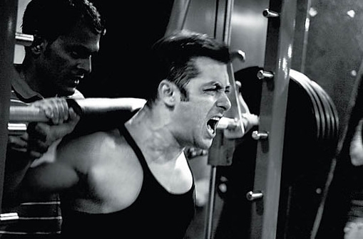 Salman Khan in gym